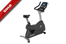 Load image into Gallery viewer, Life Fitness C3 Lifecycle Upright Exercise Bike w/ Go Console - Demo Model **SOLD**
