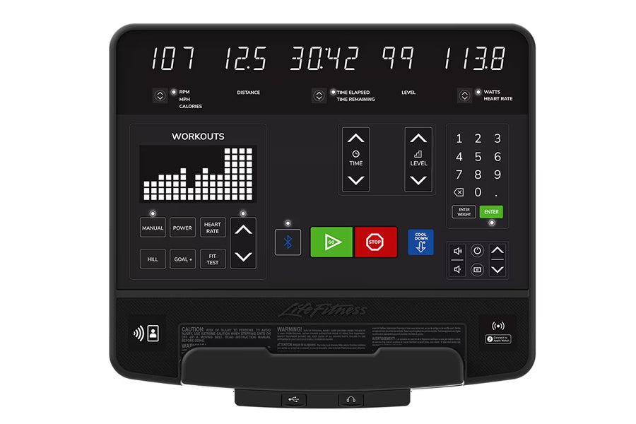 Life Fitness Club Series + (Plus) Recumbent Lifecycle Bike (DEMO) (💥MEMORIAL SALE)