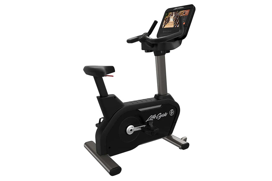 life cycle stationary bicycle Life Fitness Club Series + (Plus) Upright Lifecycle Bike w/ SE3 Console (DEMO) (๐ SUMMER SALE)