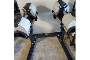 NÜOBELL 80lb Adjustable Dumbbells (Ash)