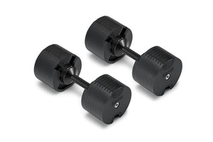 NÜOBELL 80lb Adjustable Dumbbells (Matte Black)