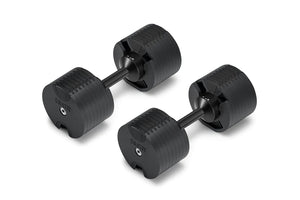 NÜOBELL 80lb Adjustable Dumbbells (Matte Black)