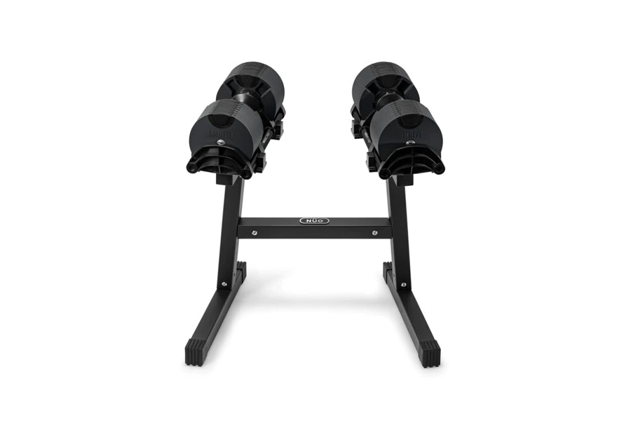 NÜOBELL 80lb Adjustable Dumbbells (Matte Black)