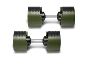 NÜOBELL 80lb Adjustable Dumbbells (Tactical)