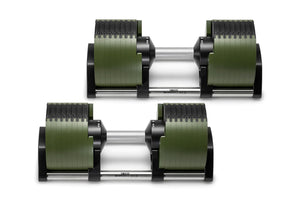 NÜOBELL 80lb Adjustable Dumbbells (Tactical)