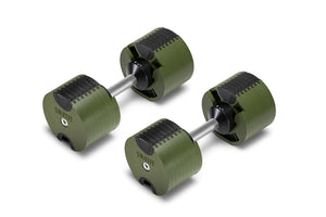 NÜOBELL 80lb Adjustable Dumbbells (Tactical)