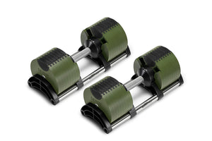 NÜOBELL 80lb Adjustable Dumbbells (Tactical)