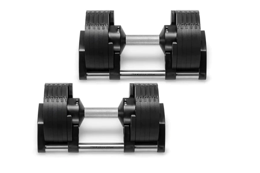 NÜOBELL 50lb Adjustable Dumbbells
