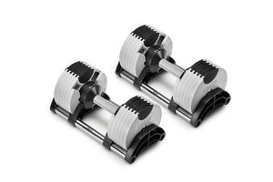 NÜOBELL 50lb Adjustable Dumbbells (Ash)