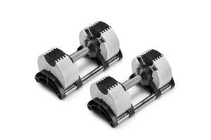 NÜOBELL 50lb Adjustable Dumbbells (Ash)