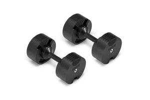 NÜOBELL 50lb Adjustable Dumbbells (Matte Black)