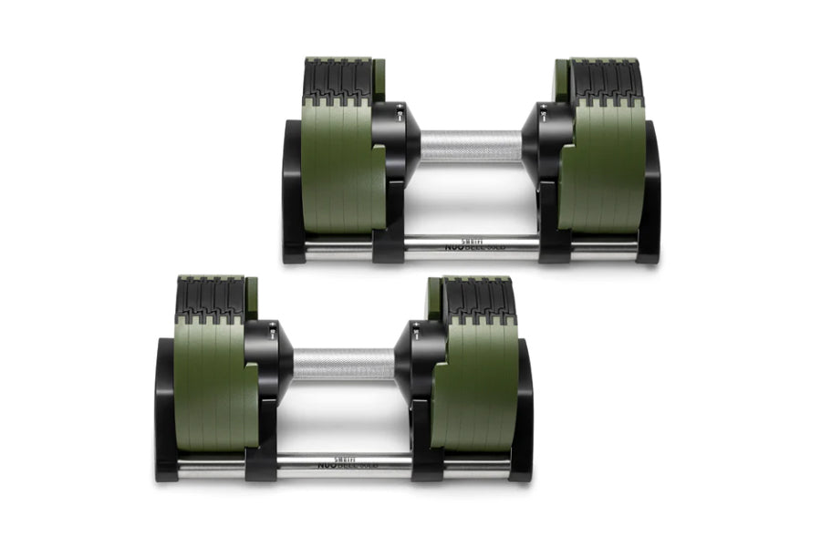 NÜOBELL 50lb Adjustable Dumbbells (Tactical)