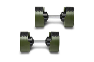 NÜOBELL 50lb Adjustable Dumbbells (Tactical)