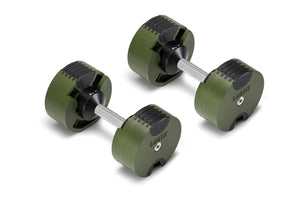 NÜOBELL 50lb Adjustable Dumbbells (Tactical)