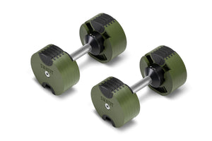 NÜOBELL 50lb Adjustable Dumbbells (Tactical)