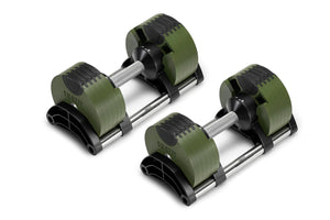 NÜOBELL 50lb Adjustable Dumbbells (Tactical)