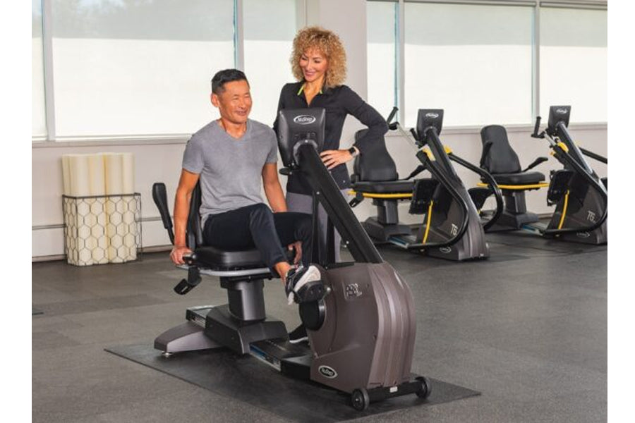 recumbent stationary bicycle Bike PRO NRG with a high What Are The Benefits Of