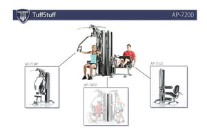 TuffStuff Apollo 7200 2-Station Multi Gym System (AP-7200)