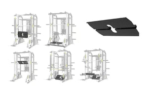 Warrior 701 All-in-One Power Rack Functional Trainer Cable Crossover Home Gym w/ Smith Cage (💥MEMORIAL SALE)