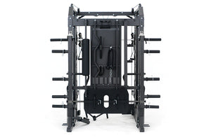 Warrior 701 All-in-One Power Rack Functional Trainer Cable Crossover Home Gym w/ Smith Cage