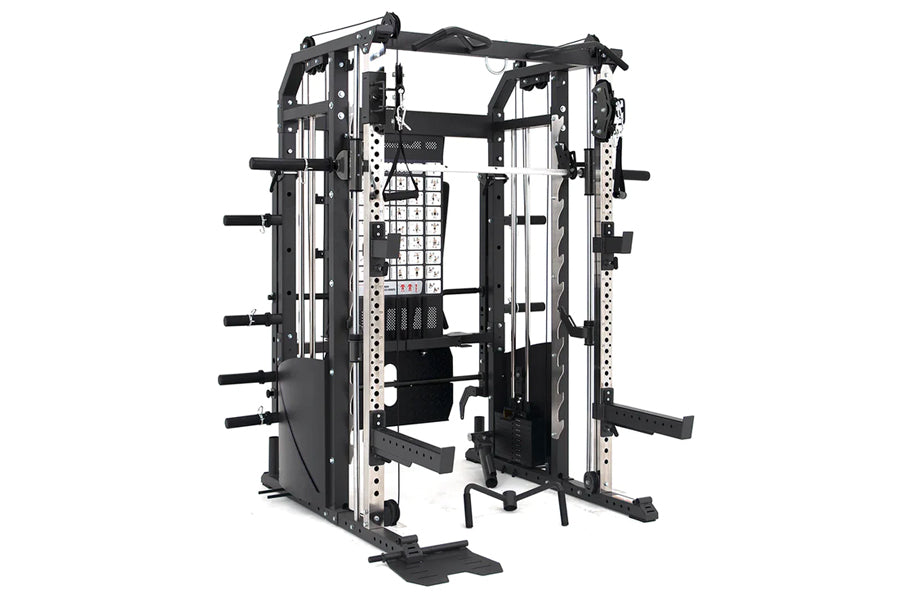 warrior secure wall-mounted rope rack – 360 fitness... Warrior 701 All-in-One Power Rack Functional Trainer Cable Crossover H ...
