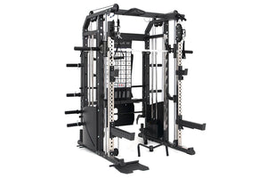 Warrior 701 All-in-One Power Rack Functional Trainer Cable Crossover Home Gym w/ Smith Cage