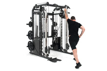 Load image into Gallery viewer, Warrior 701 All-in-One Power Rack Functional Trainer Cable Crossover Home Gym w/ Smith Cage
