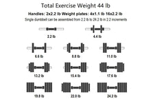 Load image into Gallery viewer, Warrior D22.5 Adjustable Dumbbells - SALE
