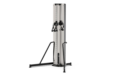 Warrior Freestanding Hi / Lo Cable Pulley Functional Trainer Gym (Single Stack)