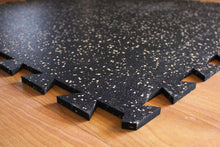 Load image into Gallery viewer, Warrior Interlocking Rubber Gym Flooring Tiles - Speckled
