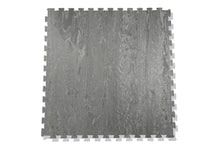 Load image into Gallery viewer, Warrior Marble Interlocking Gym Tile Flooring - Cloud Grey
