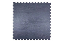 Load image into Gallery viewer, Warrior Marble Interlocking Gym Tile Flooring - Gunmetal Grey
