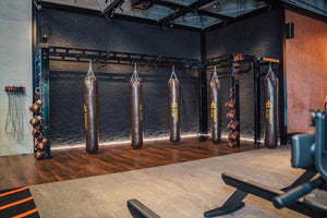 Warrior Marble Interlocking Gym Tile Flooring - Smoke Grey