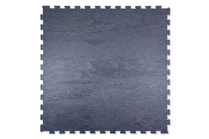 Warrior Marble Interlocking Gym Tile Flooring (Stone Grey)