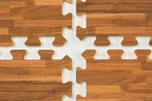 Load image into Gallery viewer, Warrior Wood Grain Interlocking Gym Flooring Tiles
