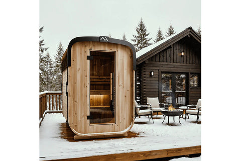 Almost Heaven Blackwater 1-2 Person Mini-Cube Sauna