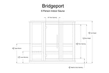 Load image into Gallery viewer, Almost Heaven Bridgeport 6-Person Indoor Sauna (Respite Series)
