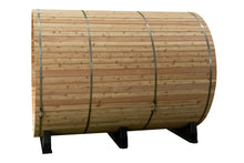 Load image into Gallery viewer, Almost Heaven Charleston 4-Person Canopy Barrel Sauna
