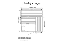 Load image into Gallery viewer, Almost Heaven Himalaya Salt 3-6 Person Indoor Sauna
