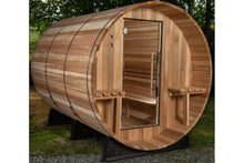 Load image into Gallery viewer, Almost Heaven Huntington 4-6 Person Canopy Barrel Sauna

