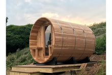 Load image into Gallery viewer, Almost Heaven Huntington 4-6 Person Canopy Barrel Sauna
