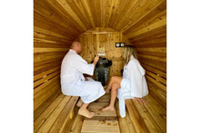 Load image into Gallery viewer, Almost Heaven Huntington 4-6 Person Canopy Barrel Sauna
