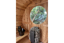 Load image into Gallery viewer, Almost Heaven Huntington 4-6 Person Canopy Barrel Sauna
