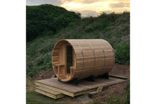 Load image into Gallery viewer, Almost Heaven Huntington 4-6 Person Canopy Barrel Sauna
