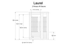 Load image into Gallery viewer, Almost Heaven Laurel 1-Person Infrared Sauna

