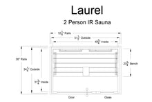 Load image into Gallery viewer, Almost Heaven Laurel 1-Person Infrared Sauna
