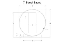 Load image into Gallery viewer, Almost Heaven Lewisburg 6-8 Person Barrel Sauna
