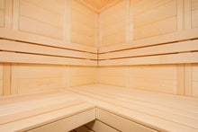 Load image into Gallery viewer, Almost Heaven Patterson 6-Person Indoor Corner Sauna (Element Series)
