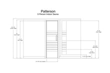 Load image into Gallery viewer, Almost Heaven Patterson 6-Person Indoor Corner Sauna (Element Series)

