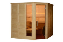 Load image into Gallery viewer, Almost Heaven Patterson 6-Person Indoor Corner Sauna (Element Series)
